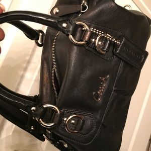 Coach leather tote
